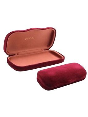 Gucci Velvet Sunglasses Case Red